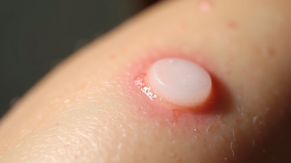 signs of irritation experienced