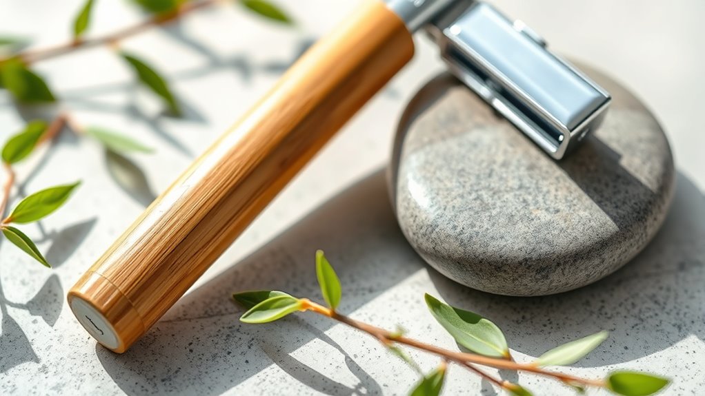 sustainable bamboo razor handle