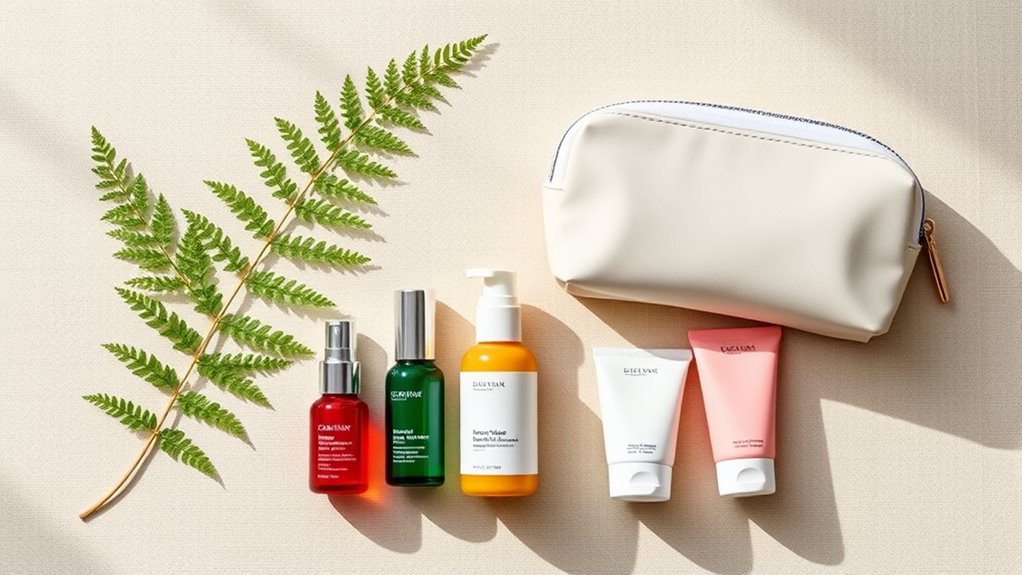 travel friendly skincare essentials