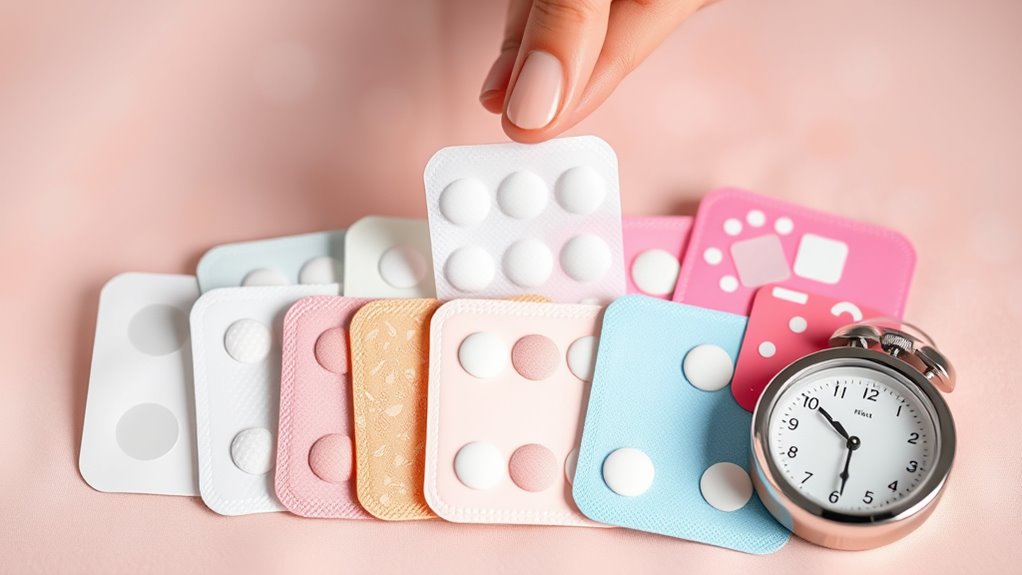 variety of acne patches