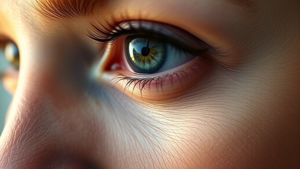 wrinkles around the eyes