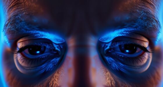 blue light causes eye aging