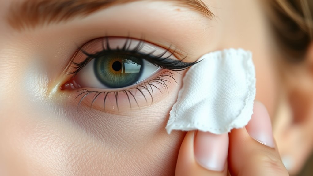 gentle mindful eye cleansing