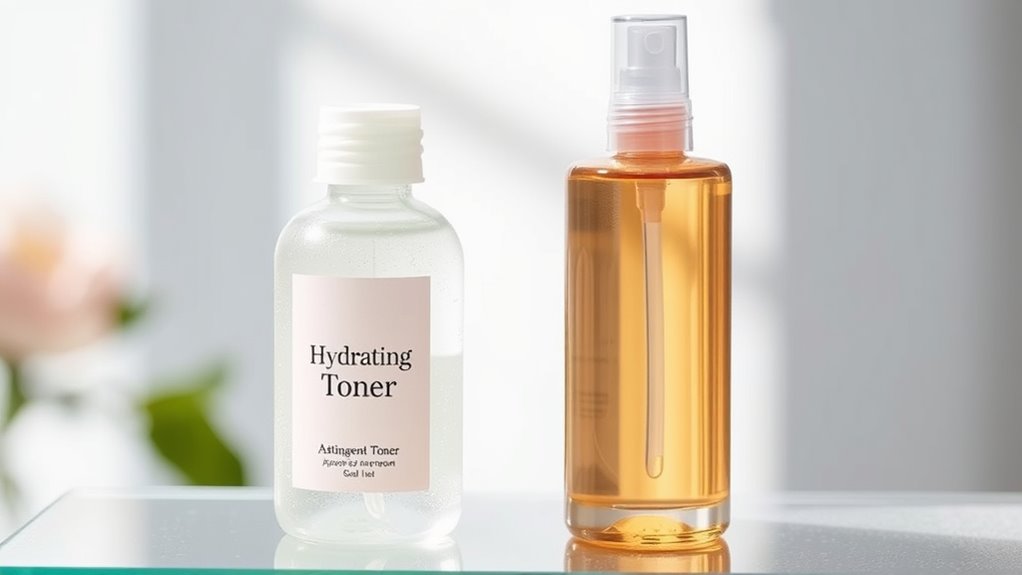hydrating versus astringent toners