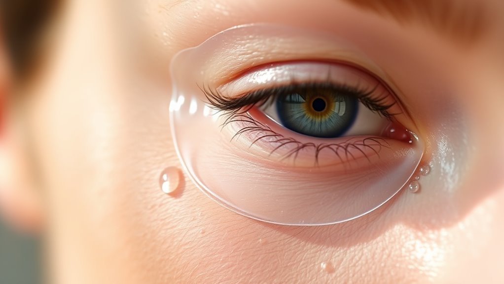 hydrogel seals lock in