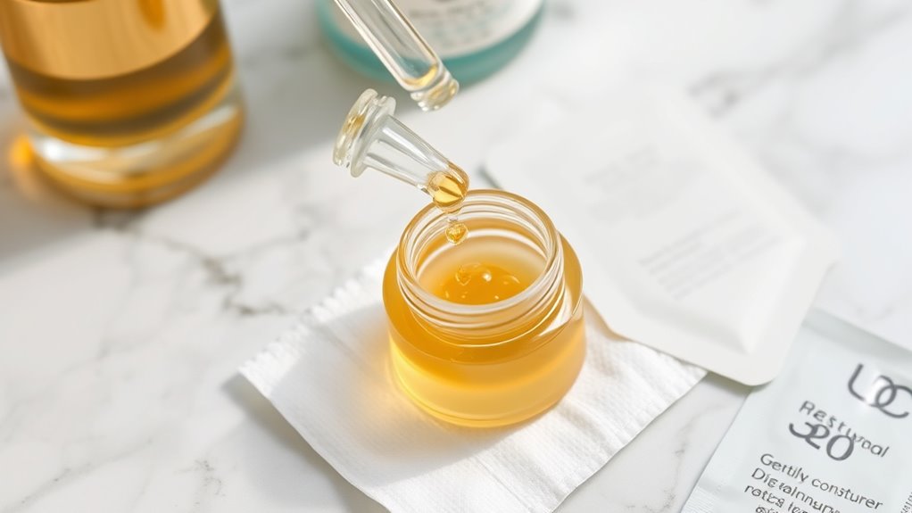 layered retinol skincare technique