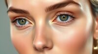 layering makeup smoothly after eye patches