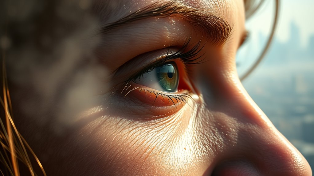 pollution accelerates eye aging