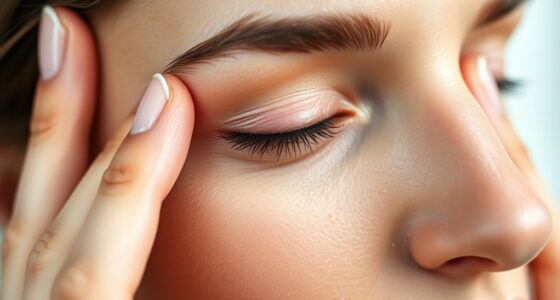 quick eye massage technique
