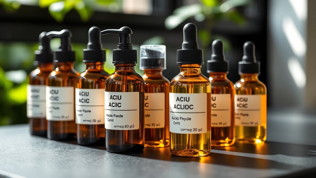selecting appropriate acid percentage