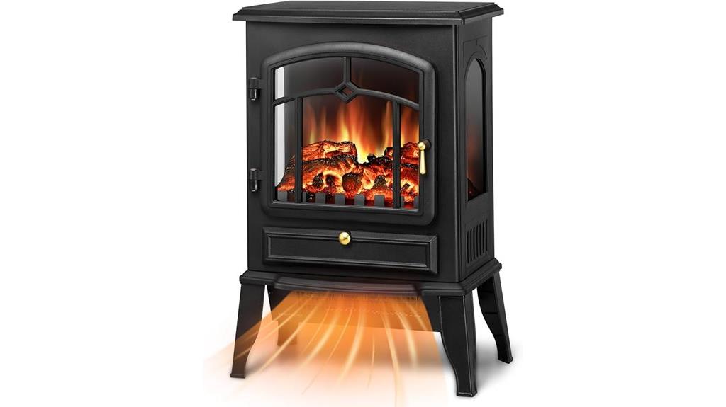 22 inch fireplace with adjustable flames