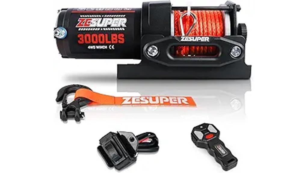 3000 lb electric winch