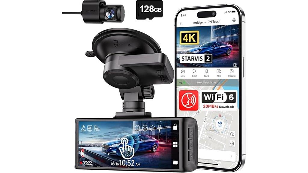 4k dash cam features