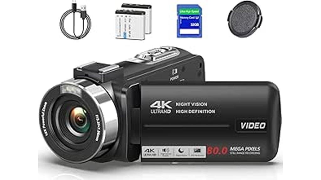 4k video camera features