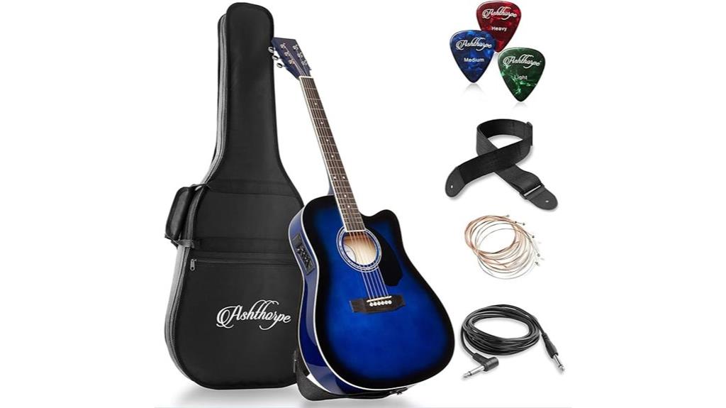acoustic electric guitar package
