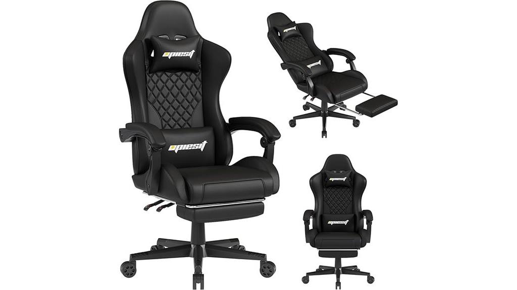 adjustable ergonomic gaming chair