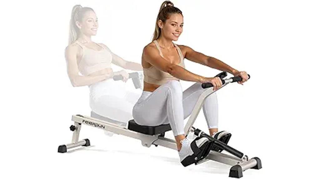 adjustable hydraulic rowing machine