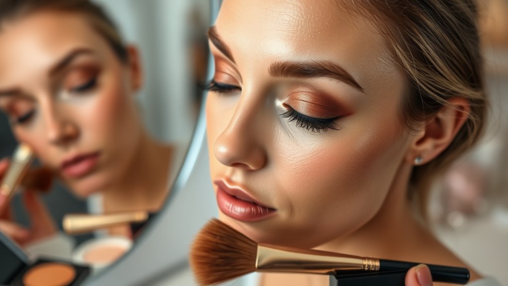 apply eye makeup first