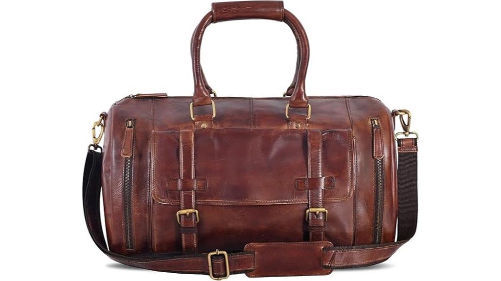authentic leather men s duffle