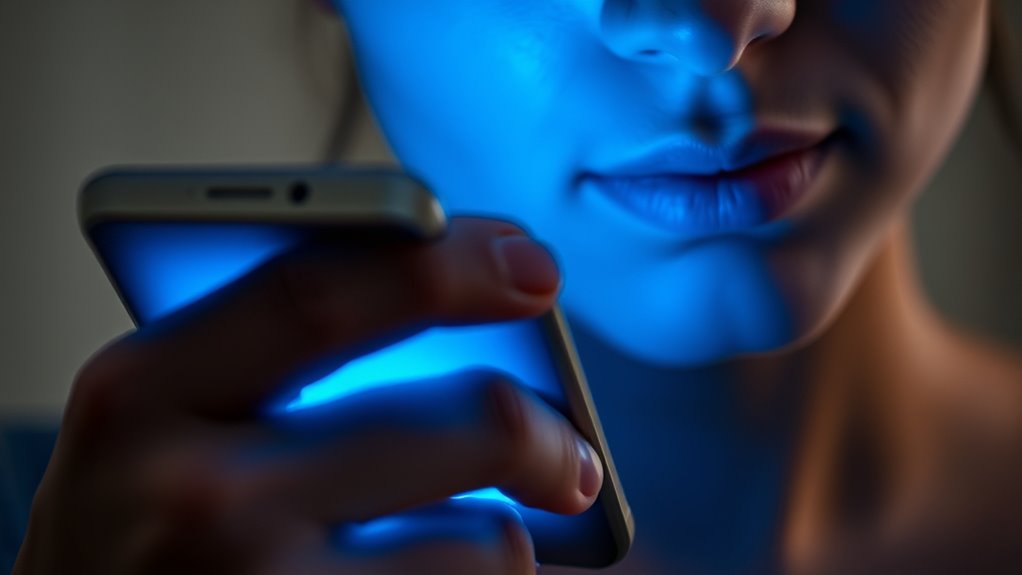 blue light accelerates skin aging
