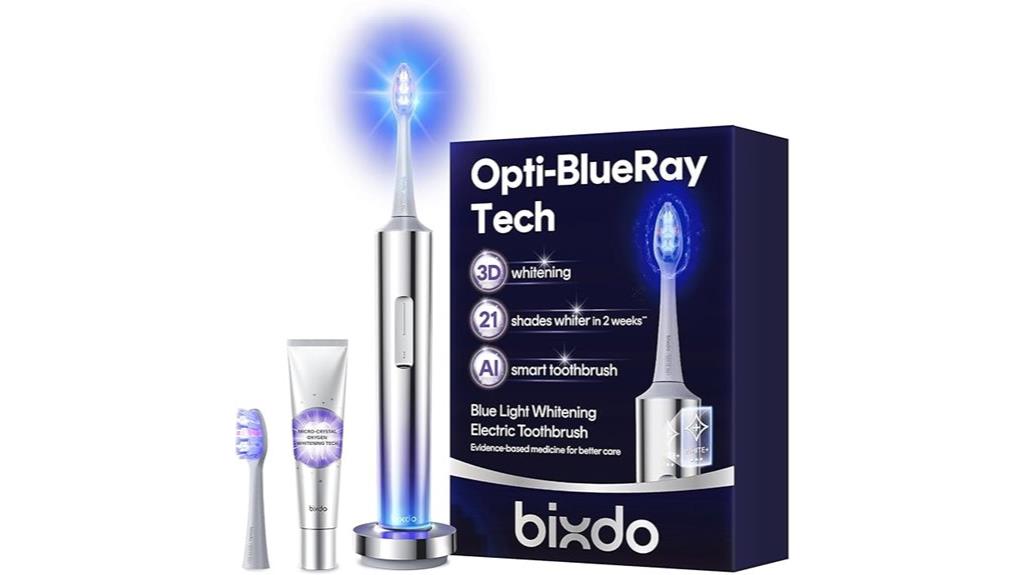 blue light smart toothbrush
