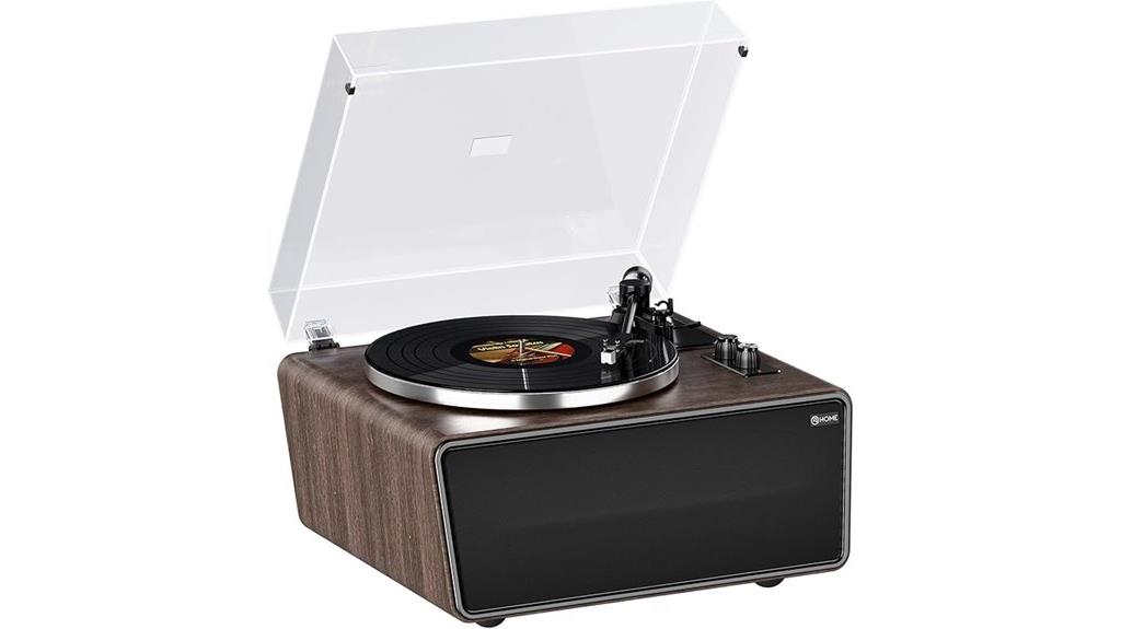 bluetooth record player integrated