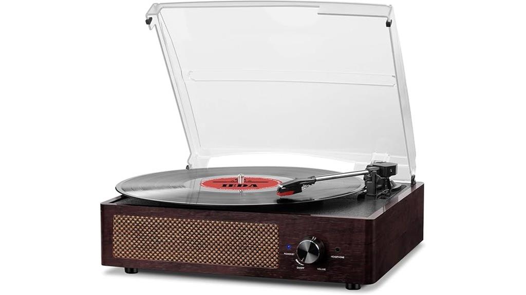 bluetooth record player speakers