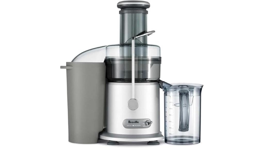 breville silver juice fountain