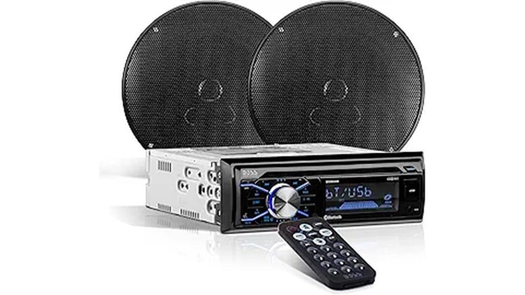 car stereo with 6 5 inch speakers