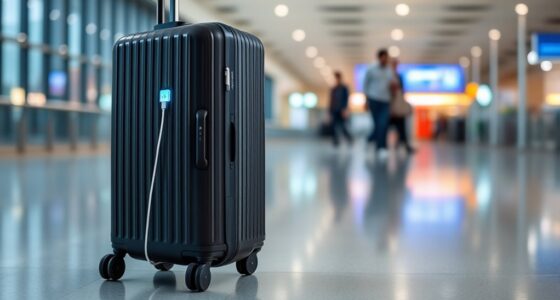 carry on luggage with charging ports