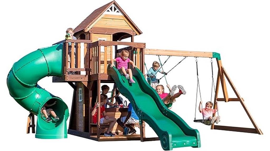 cedar cove backyard playset