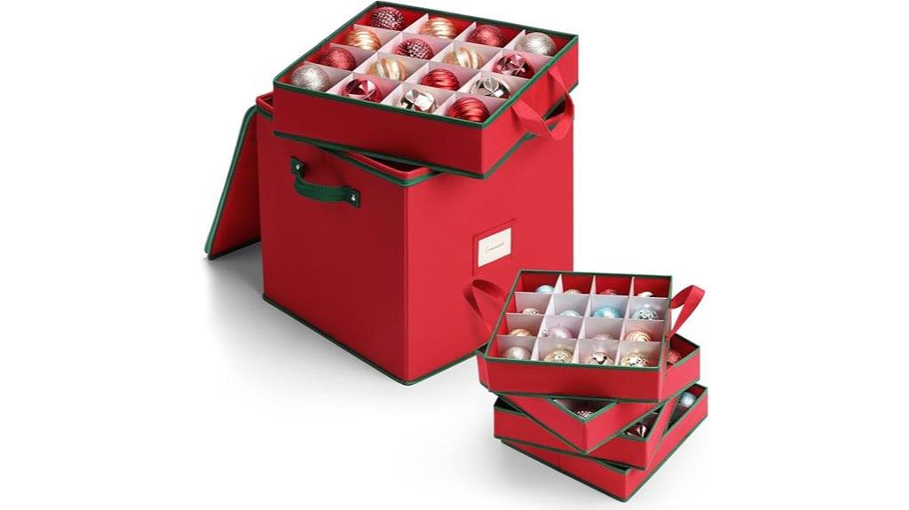 christmas ornament storage box