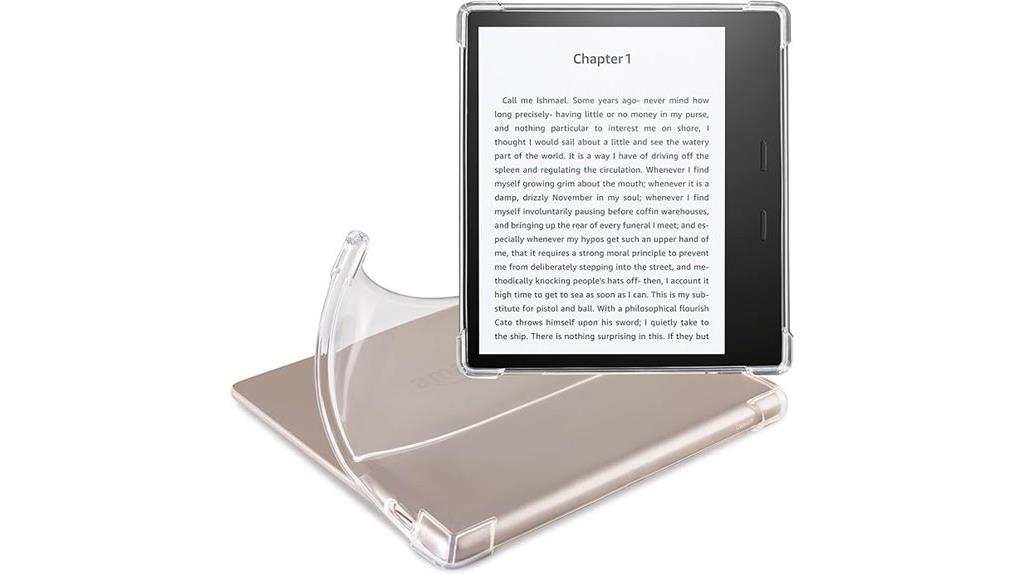 clear kindle oasis cover