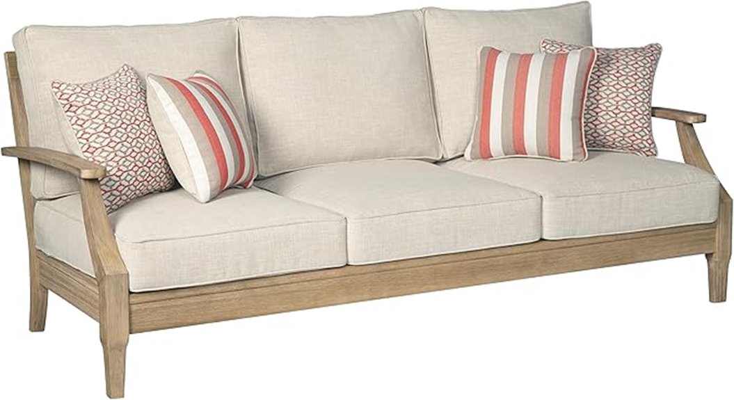 coastal outdoor patio sofa
