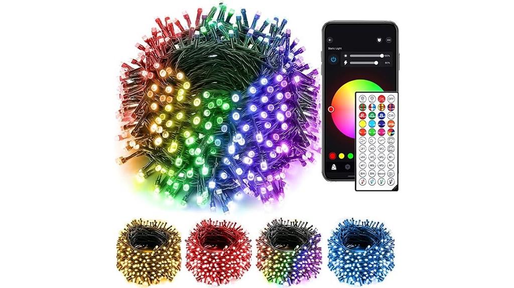 colorful 272ft led lights