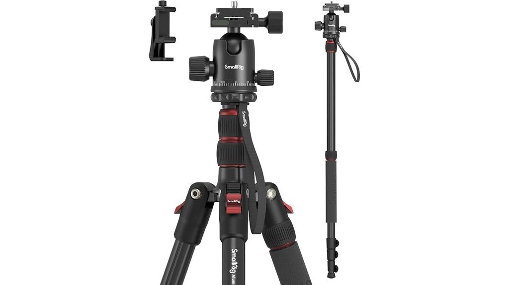 compact aluminum tripod monopod