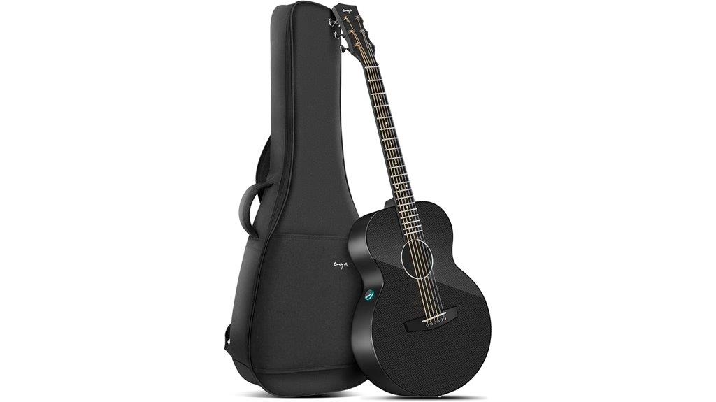 compact carbon fiber travel guitar
