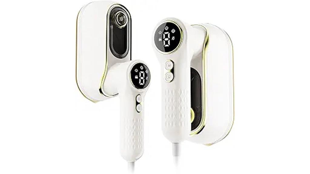 compact lcd water steamer