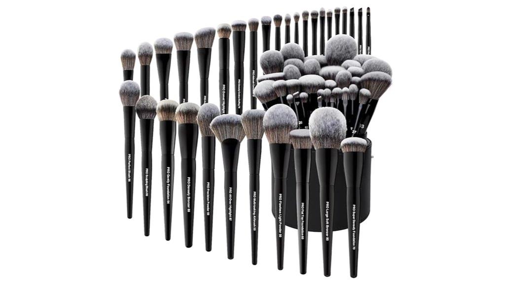 complete professional brush set