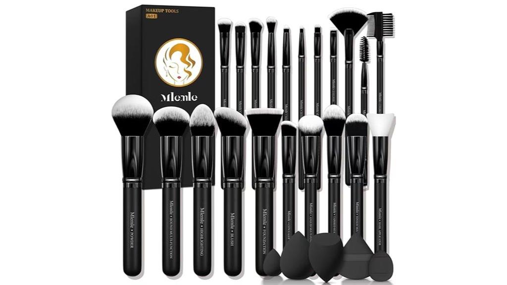 complete professional makeup brush set