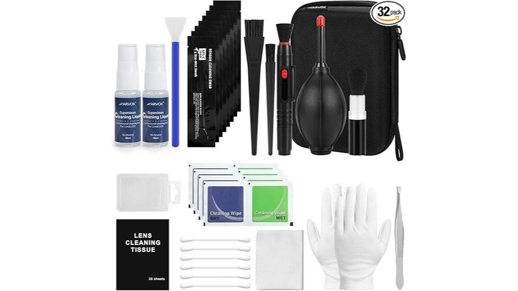 comprehensive 32 piece camera kit