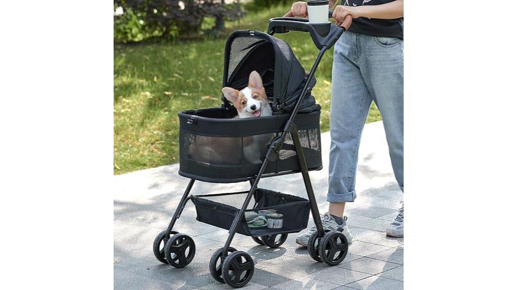 convertible pet stroller carrier