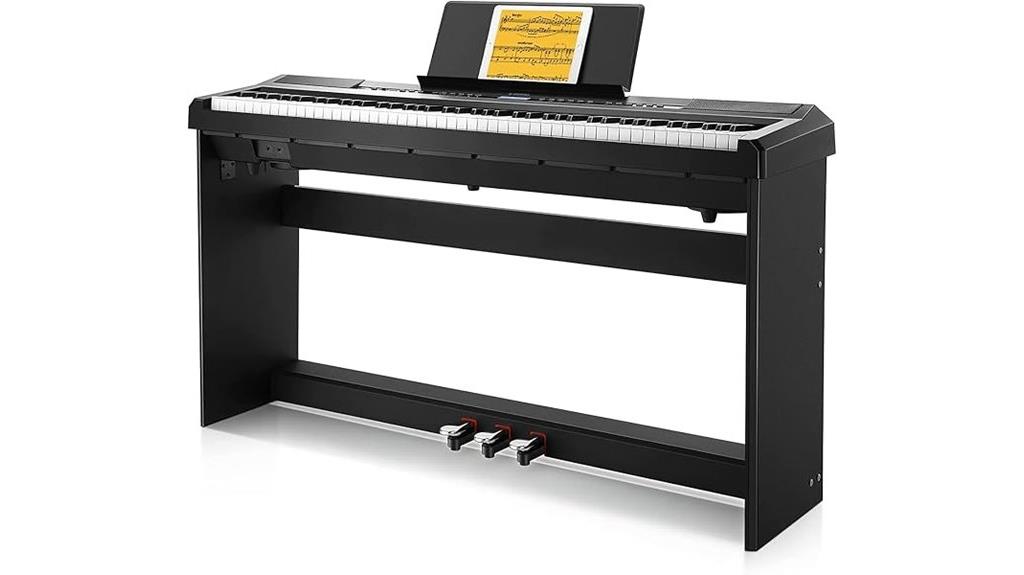 digital piano with stand