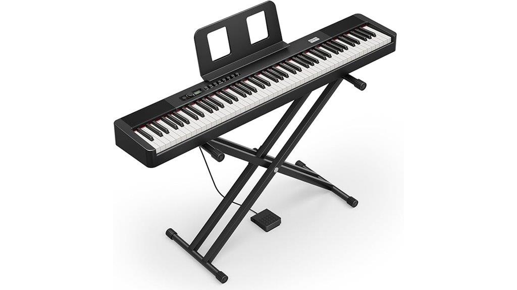 digital piano with stand