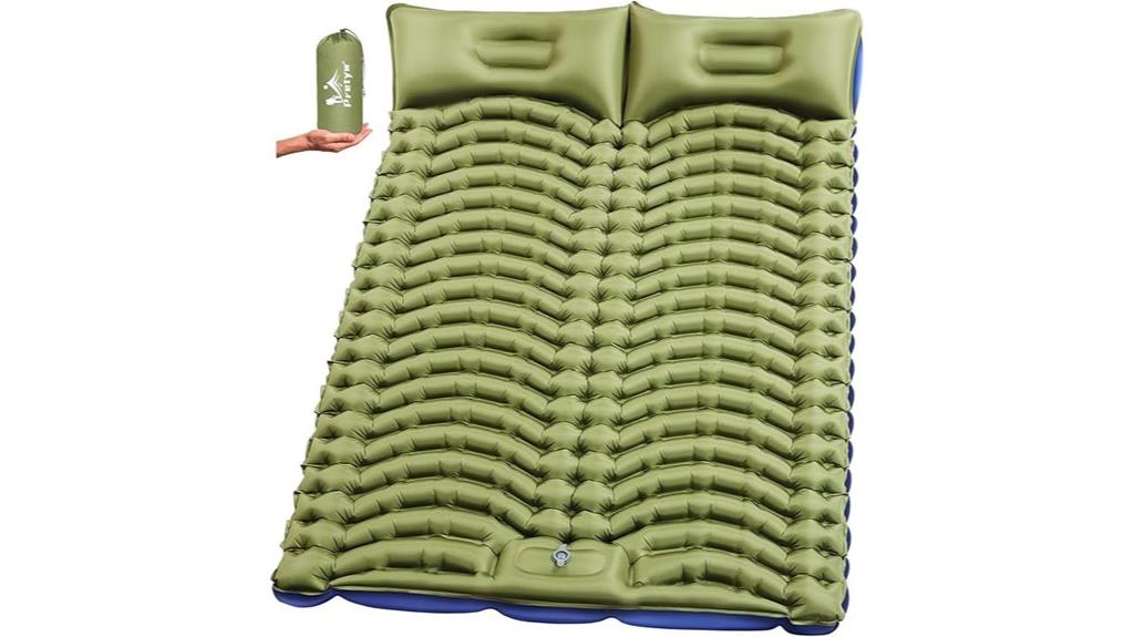 double sleeping pad camping