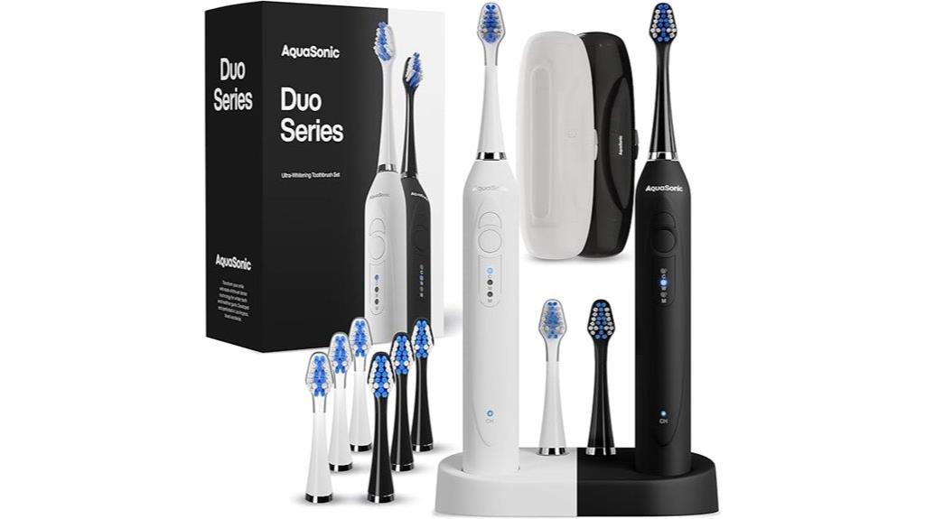 dual handle electric toothbrushes