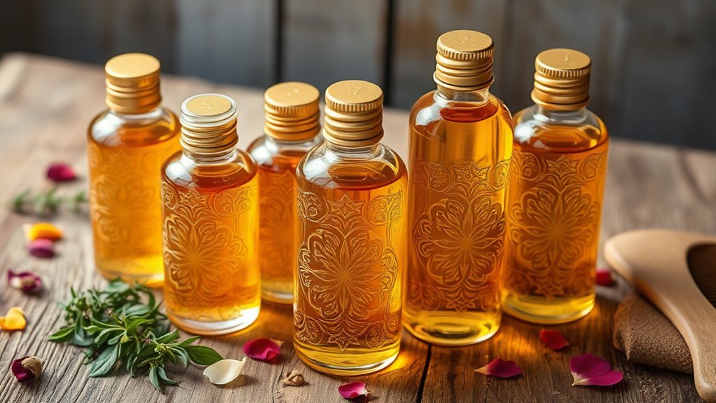 effective hair oil application