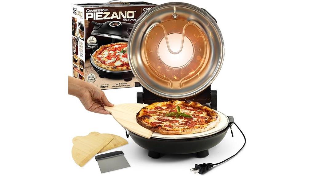 electric ceramic pizza oven