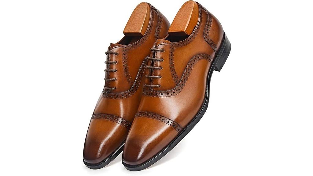elegant leather oxford shoes