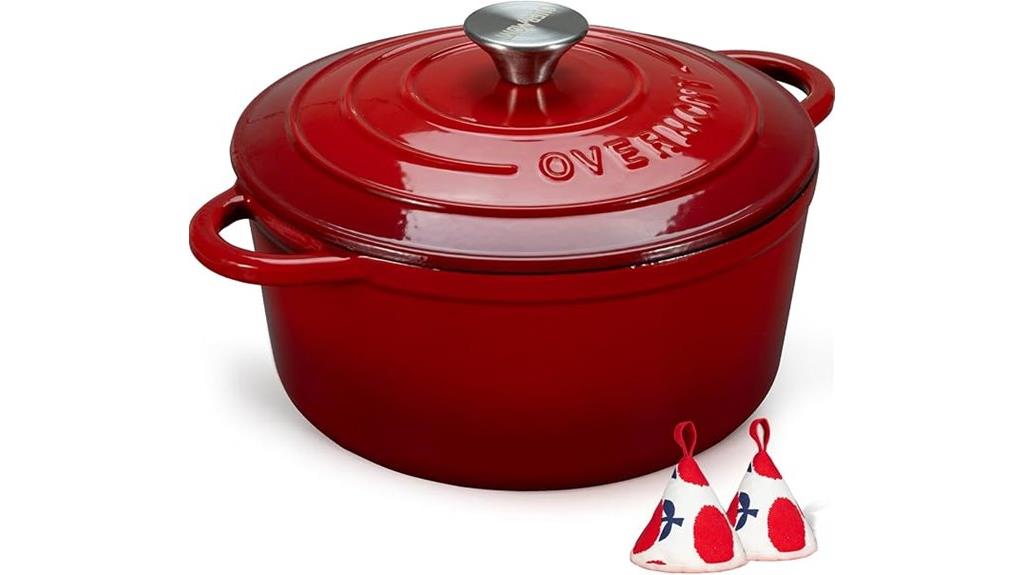 enamel cast iron dutch oven